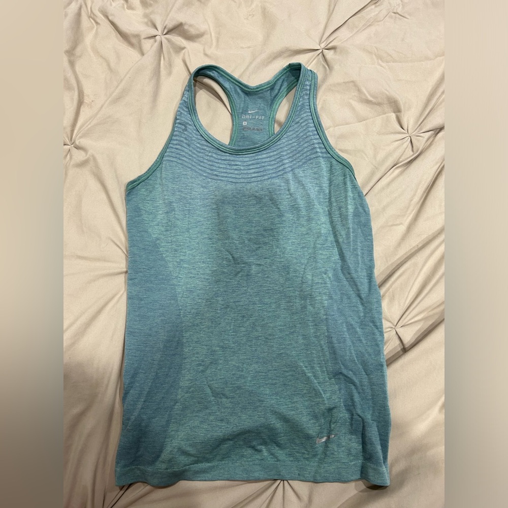 Nike Blue Racerback Tank Top
